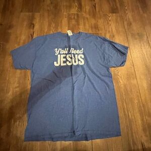 Blue Graphic Men's T-Shirt